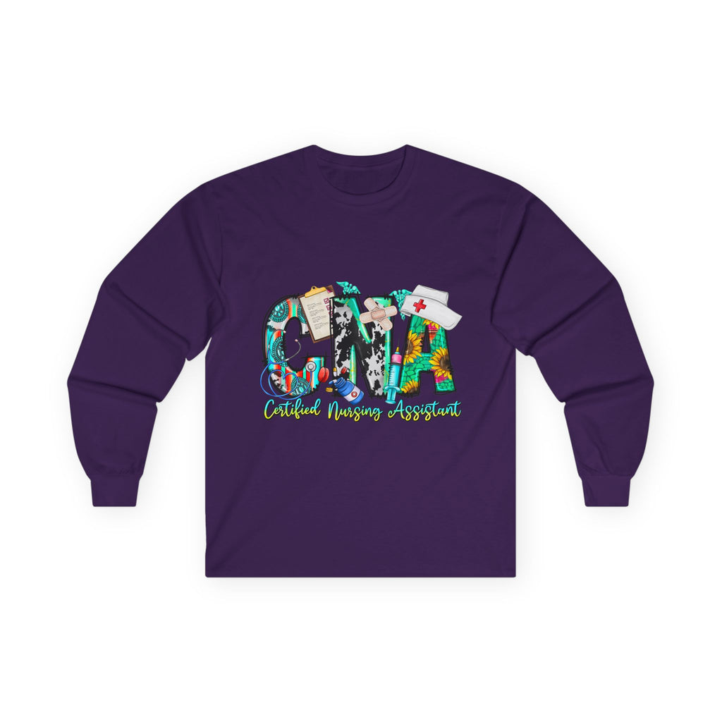 Long Sleeve Tee — CMA Casual Marine Corps Graphic "CMMA"