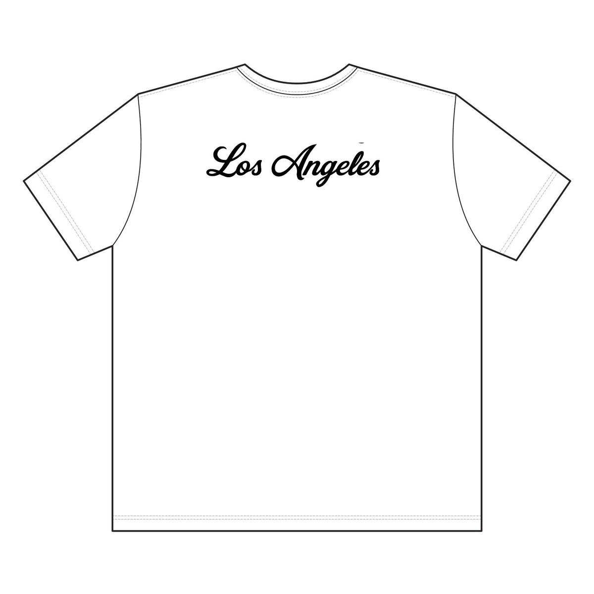 LA Gothic Oversized Tee — Vintage Los Angeles Streetwear T-Shirt