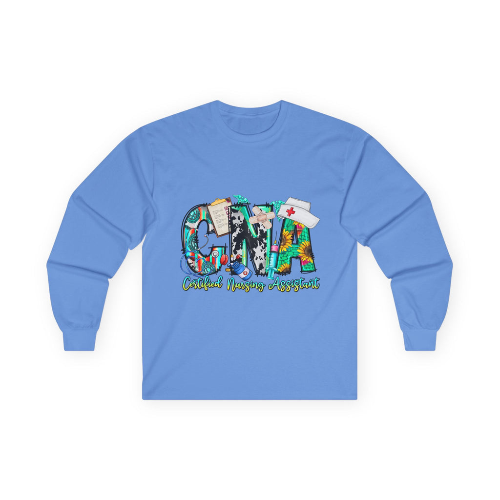 Long Sleeve Tee — CMA Casual Marine Corps Graphic "CMMA"