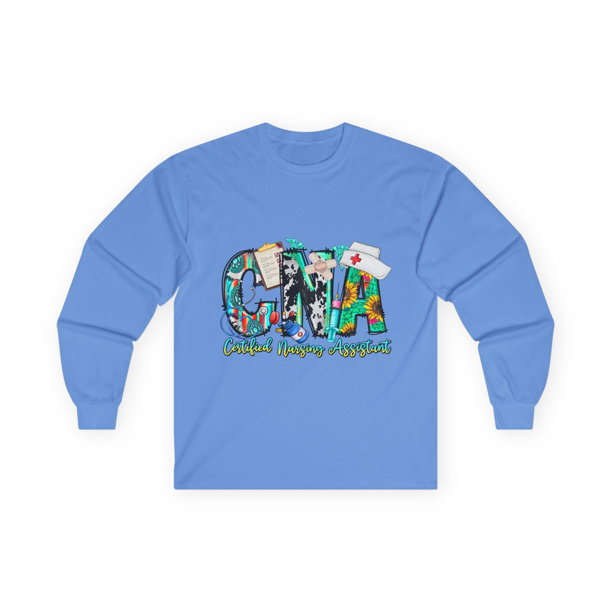 Long Sleeve Tee — CMA Casual Marine Corps Graphic "CMMA"