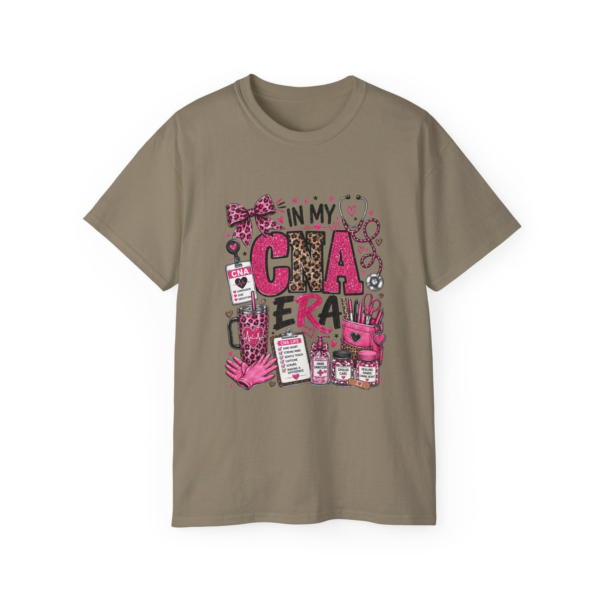 CNA Life T-Shirt — "In My CNA Era" Nursing Assistant Gift Tee