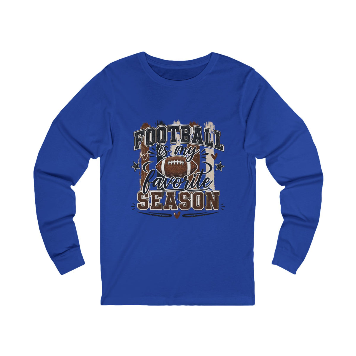 Football Is My Favorite Season Long Sleeve Tee