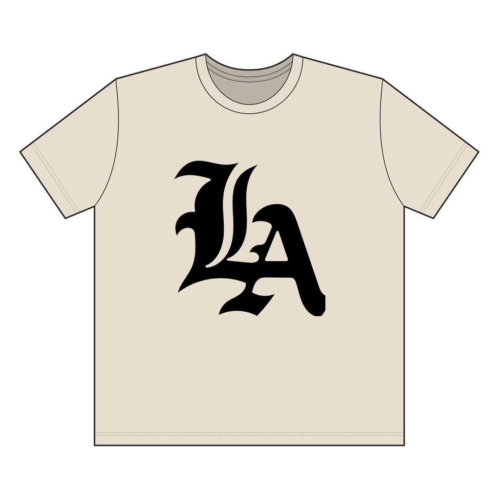 LA Gothic Oversized Tee — Vintage Los Angeles Streetwear T-Shirt