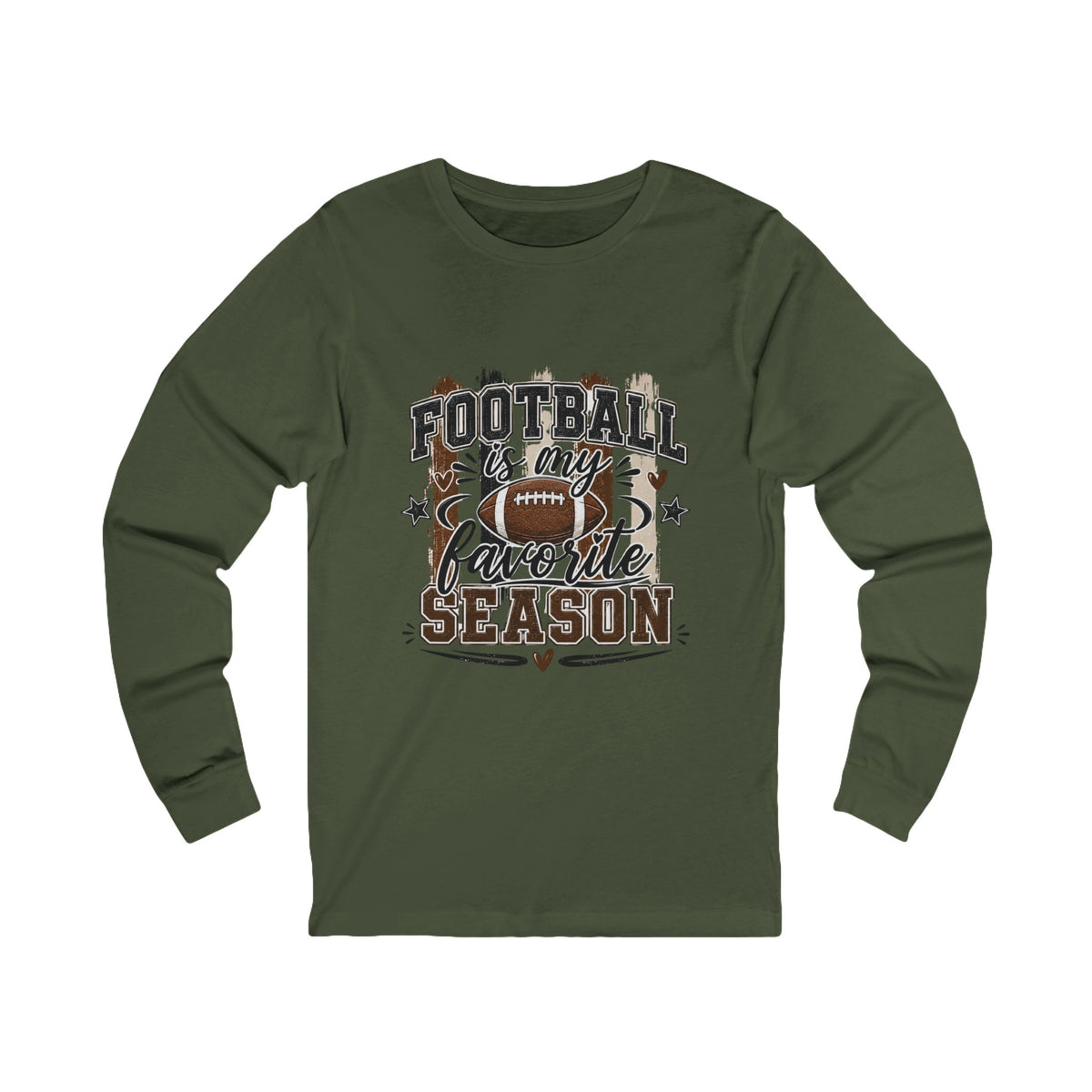 Football Is My Favorite Season Long Sleeve Tee
