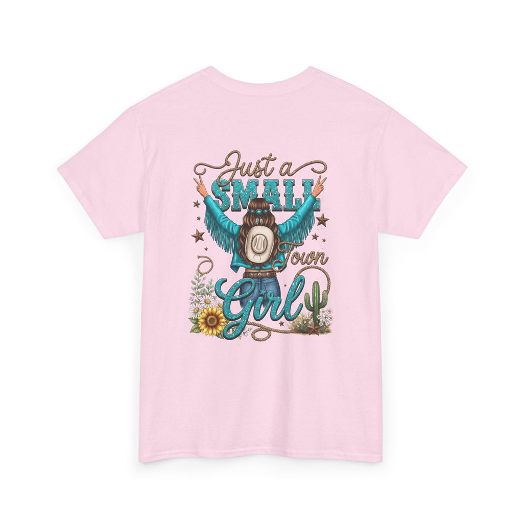 Cowgirl Graphic Tee - "Just a Small Town Girl" Western T-Shirt