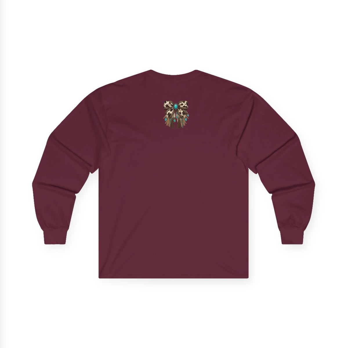Long Sleeve Tee - "Howdy" Western Floral Cowgirl Graphic