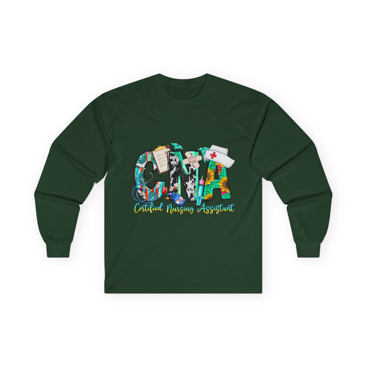Long Sleeve Tee — CMA Casual Marine Corps Graphic "CMMA"