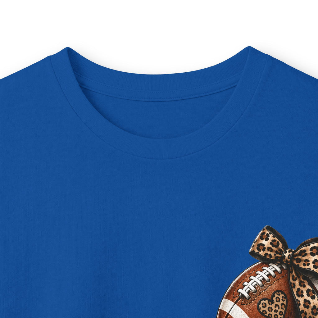Football Mama Long Sleeve Tee — "Somebody's Loud Mouth Football Mama" White Shirt