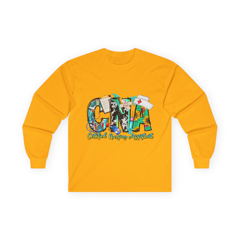 Long Sleeve Tee — CMA Casual Marine Corps Graphic "CMMA"