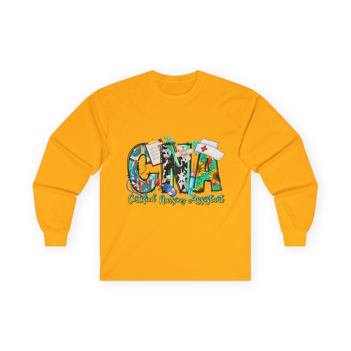 Long Sleeve Tee — CMA Casual Marine Corps Graphic "CMMA"
