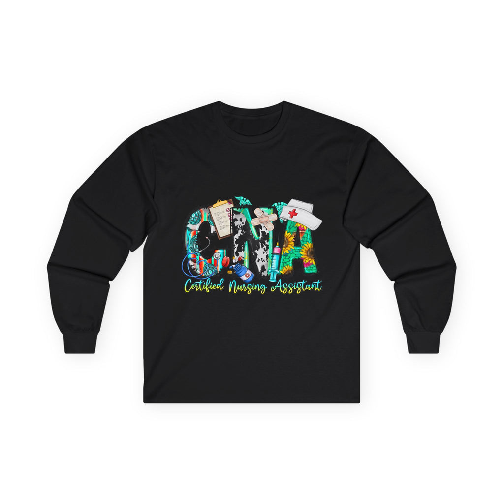 Long Sleeve Tee — CMA Casual Marine Corps Graphic "CMMA"