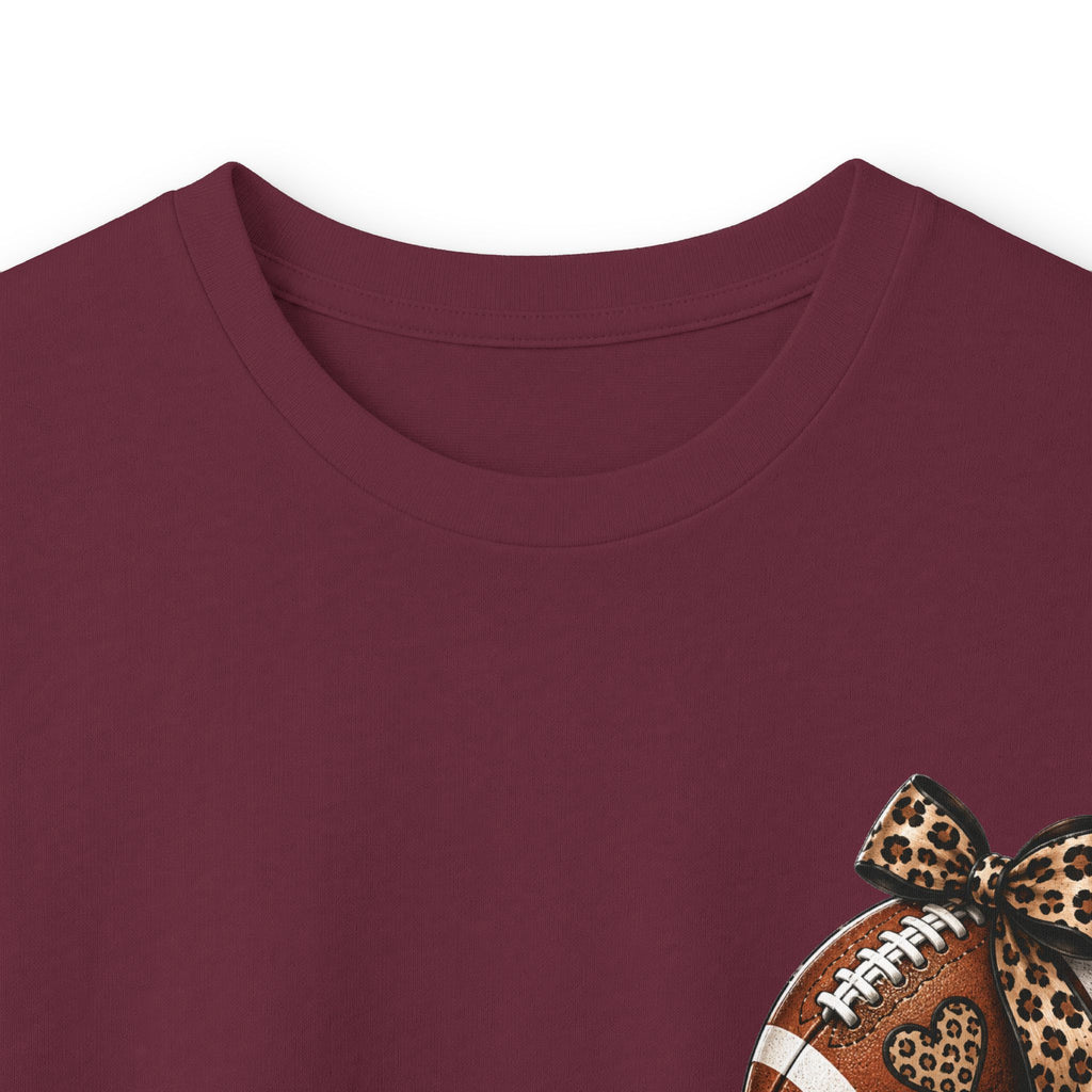 Football Mama Long Sleeve Tee — "Somebody's Loud Mouth Football Mama" White Shirt