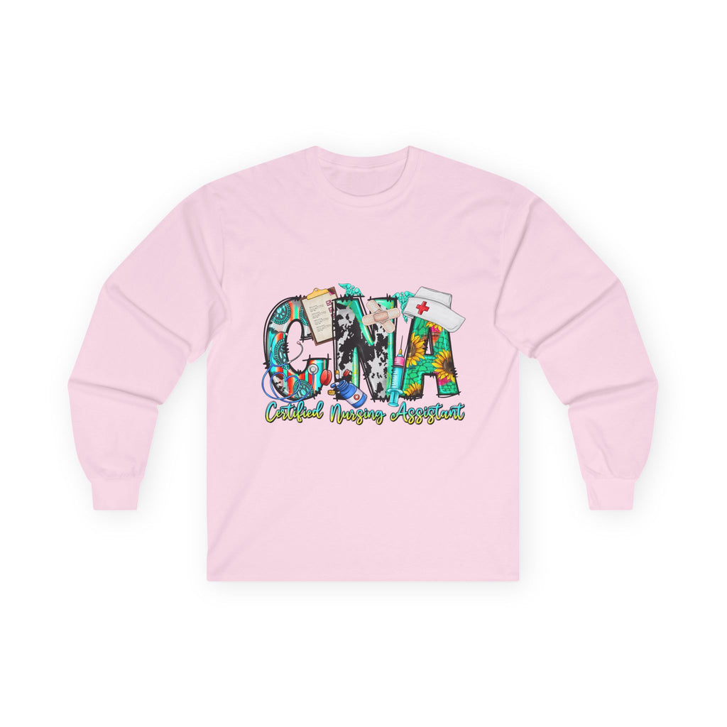 Long Sleeve Tee — CMA Casual Marine Corps Graphic "CMMA"