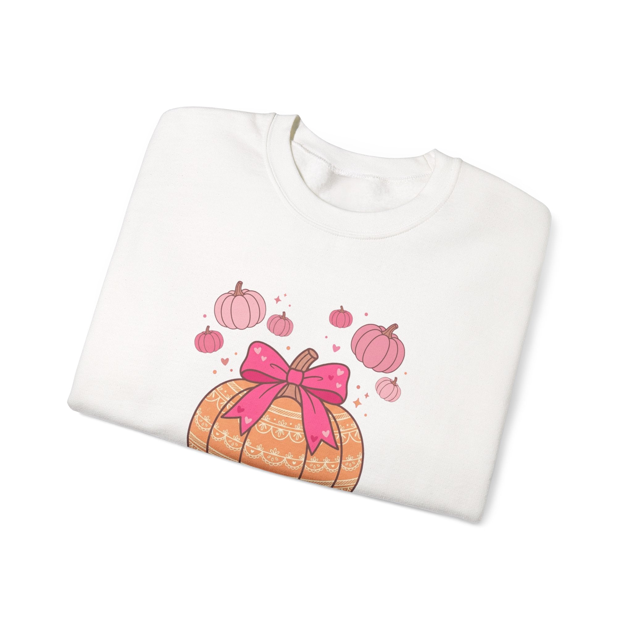 Cute Pink Pumpkin Sweatshirt