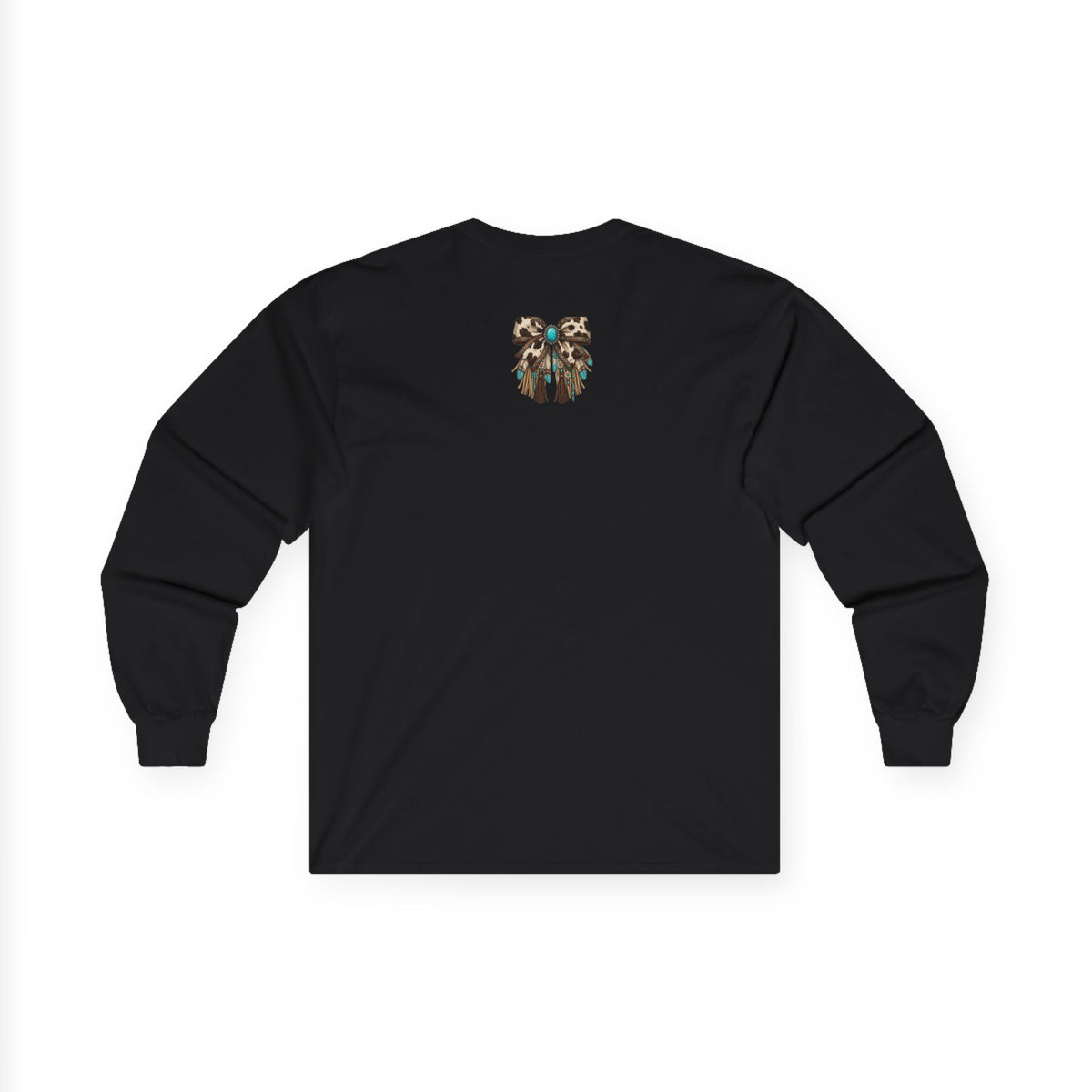 Long Sleeve Tee - "Howdy" Western Floral Cowgirl Graphic