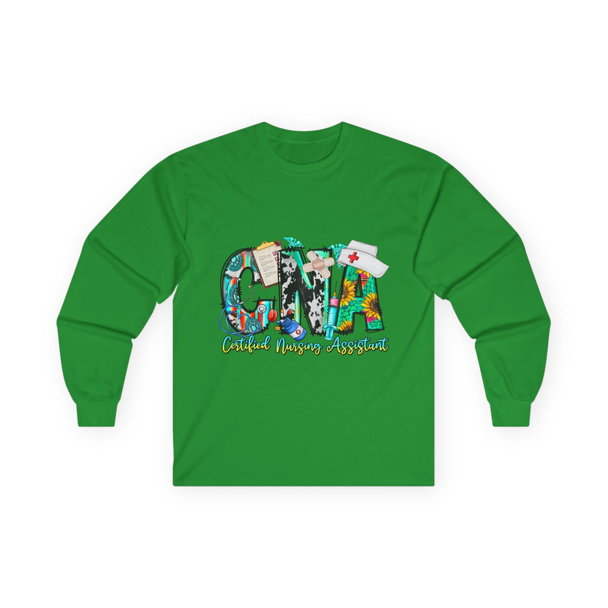 Long Sleeve Tee — CMA Casual Marine Corps Graphic "CMMA"
