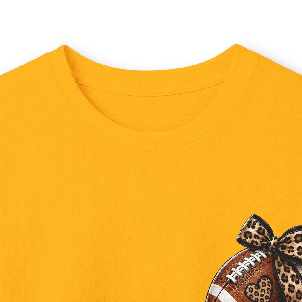 Football Mama Long Sleeve Tee — "Somebody's Loud Mouth Football Mama" White Shirt