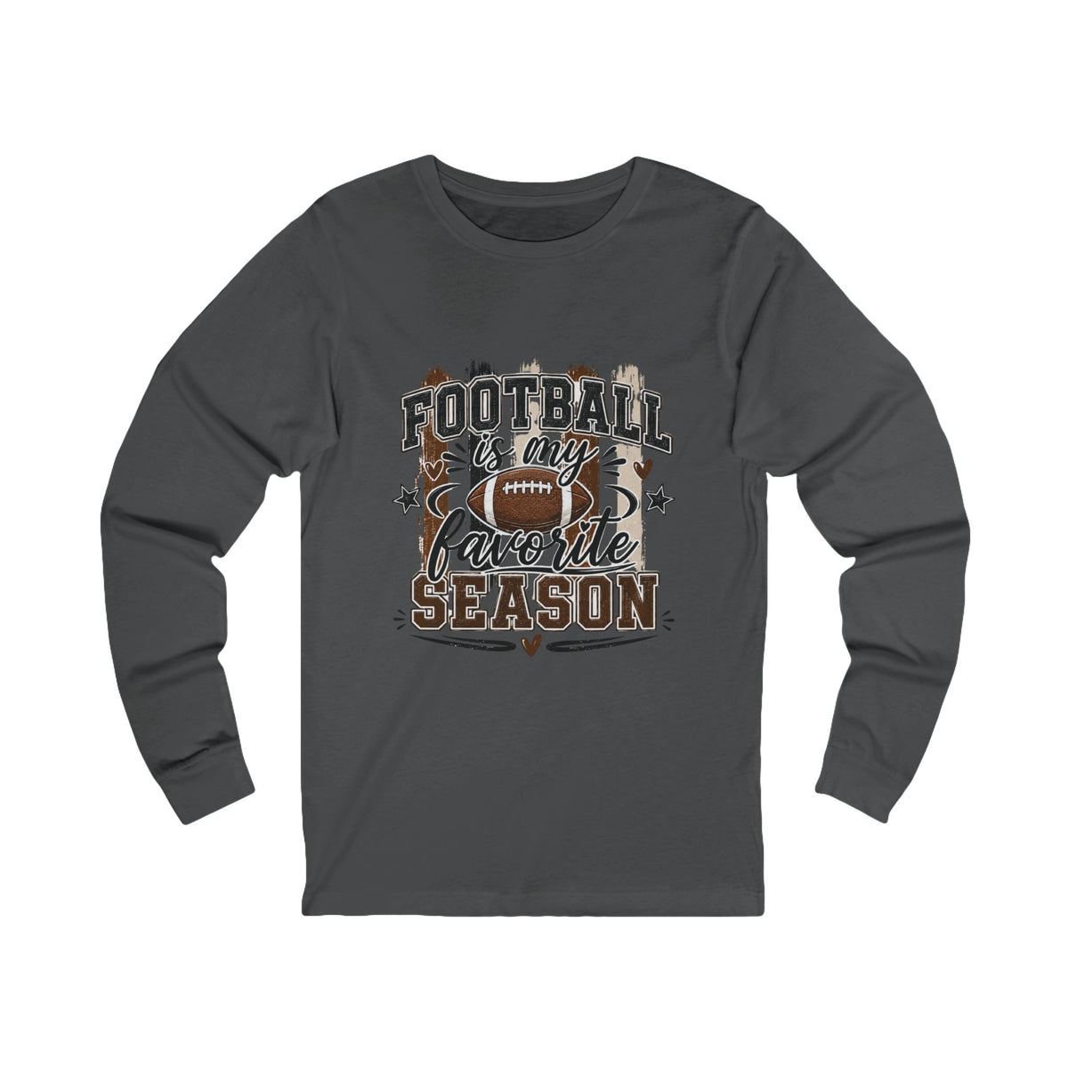 Football Is My Favorite Season Long Sleeve Tee