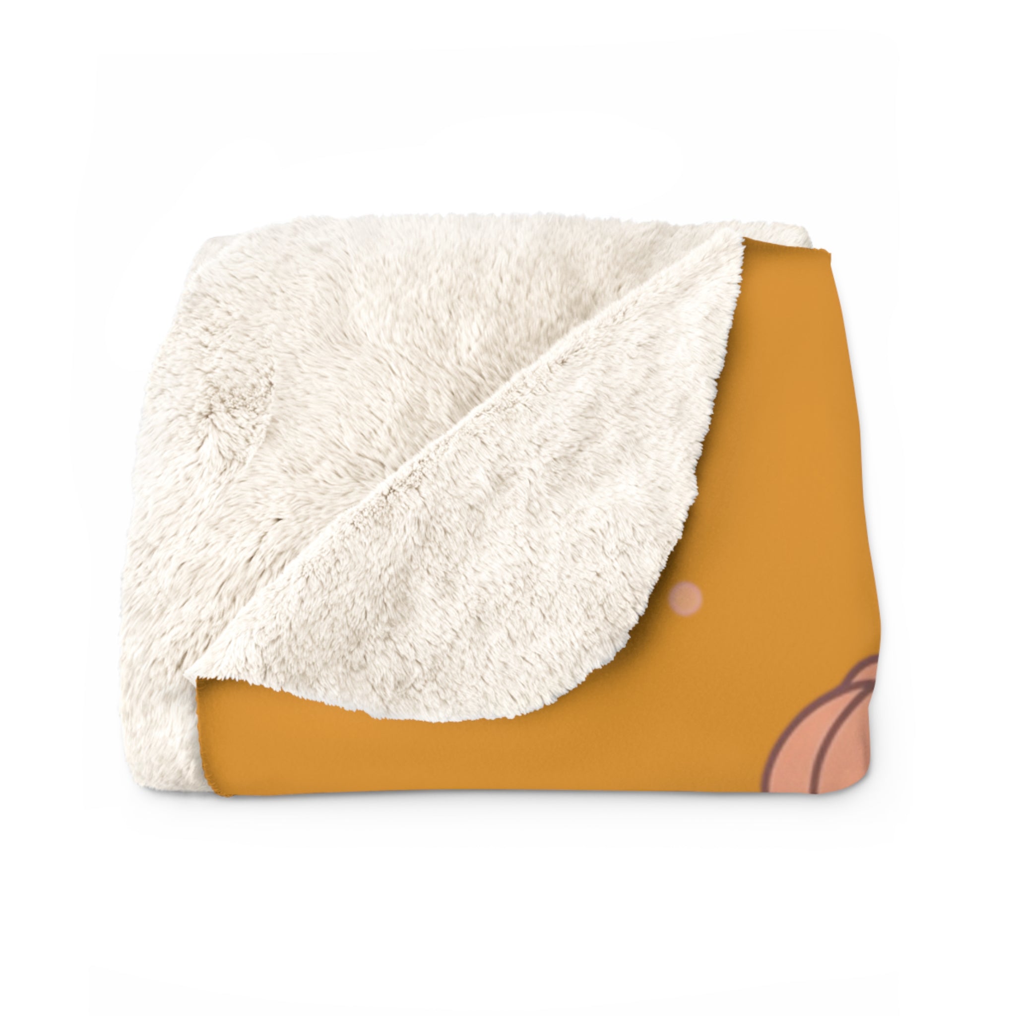 Sweet Little Pumpkin Sherpa Blanket — Cozy Autumn Baby Throw