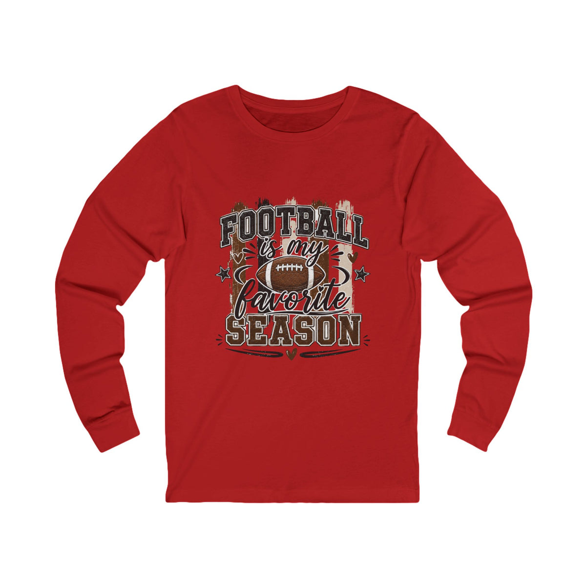 Football Is My Favorite Season Long Sleeve Tee