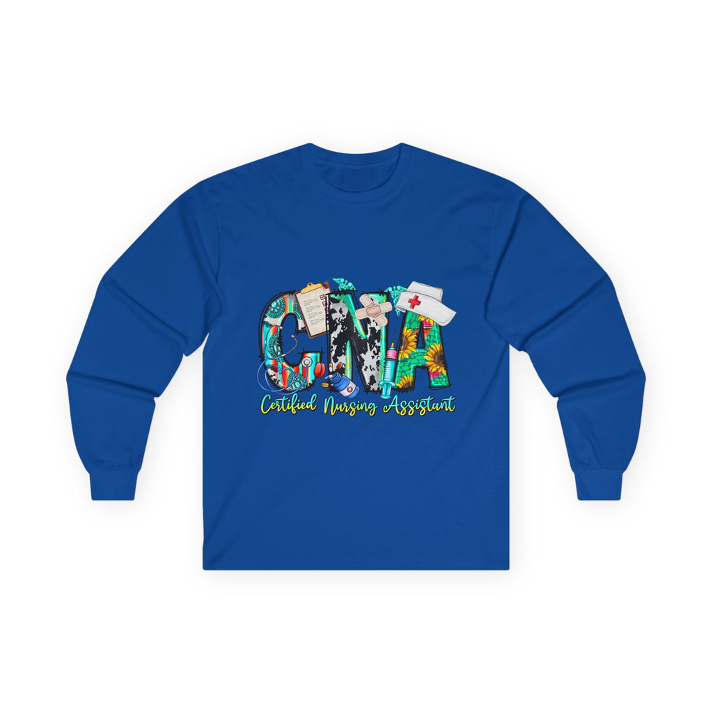 Long Sleeve Tee — CMA Casual Marine Corps Graphic "CMMA"