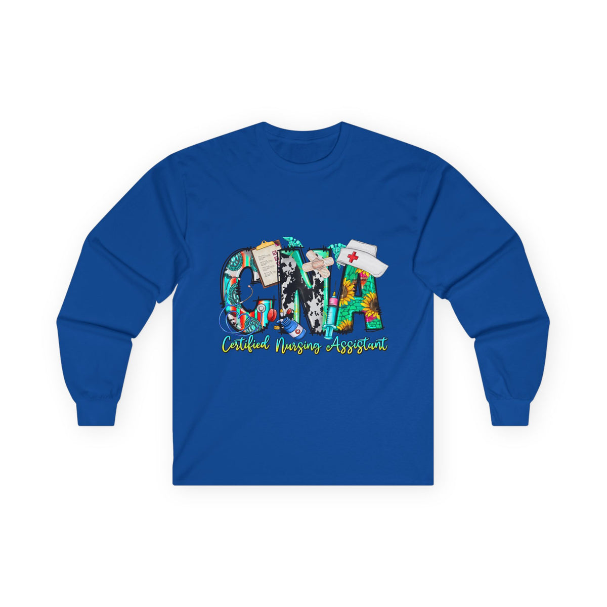 Long Sleeve Tee — CMA Casual Marine Corps Graphic "CMMA"