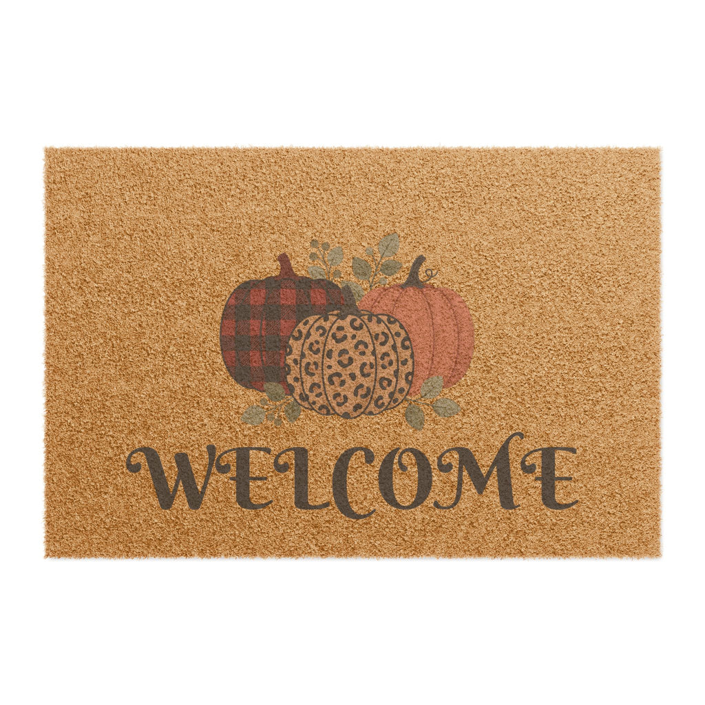 Autumn Pumpkin Welcome Doormat