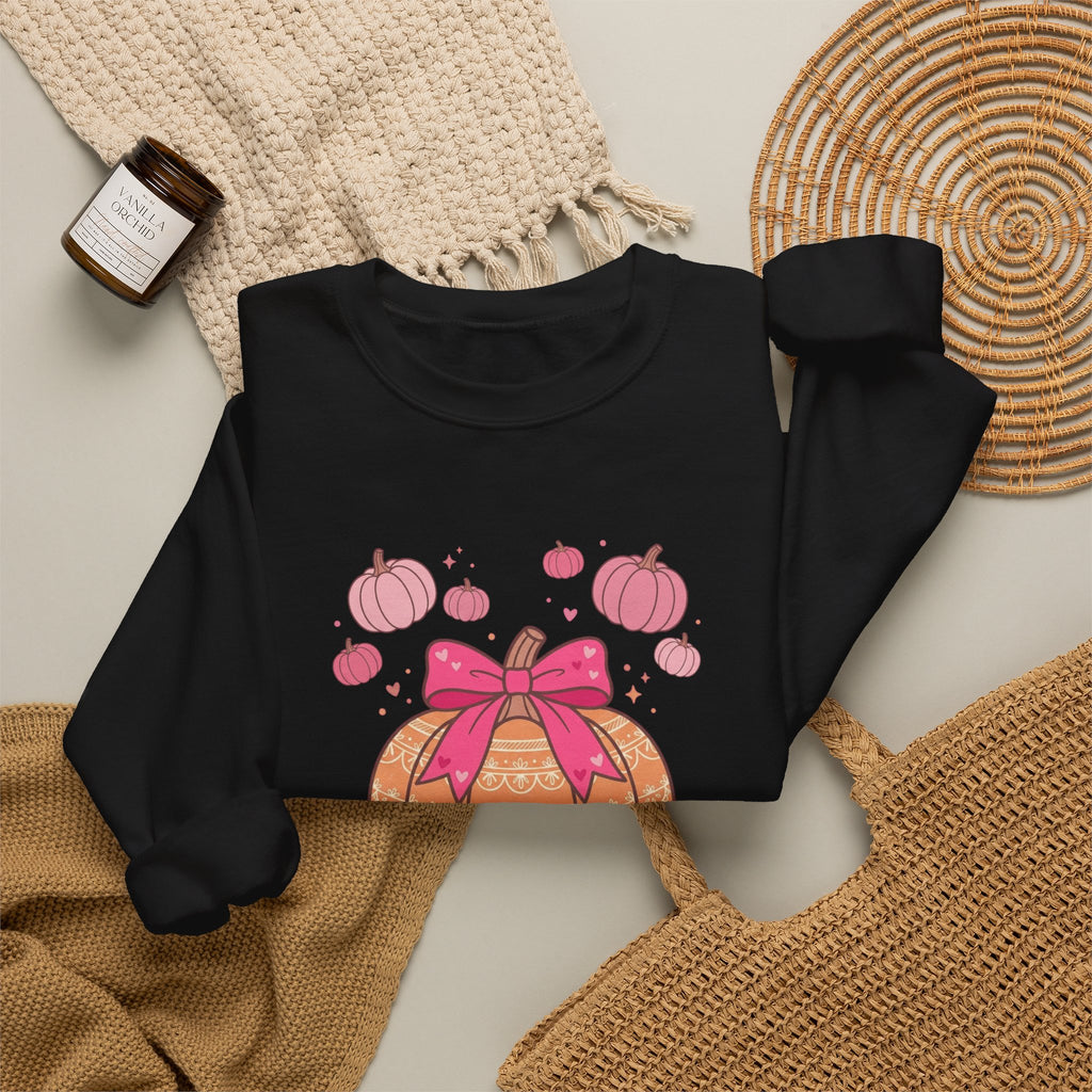 Cute Pink Pumpkin Sweatshirt