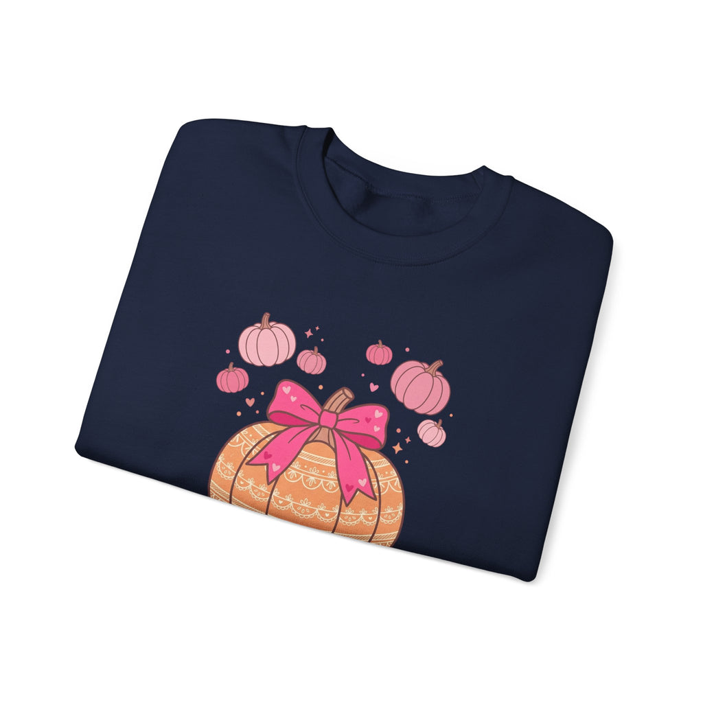 Cute Pink Pumpkin Sweatshirt
