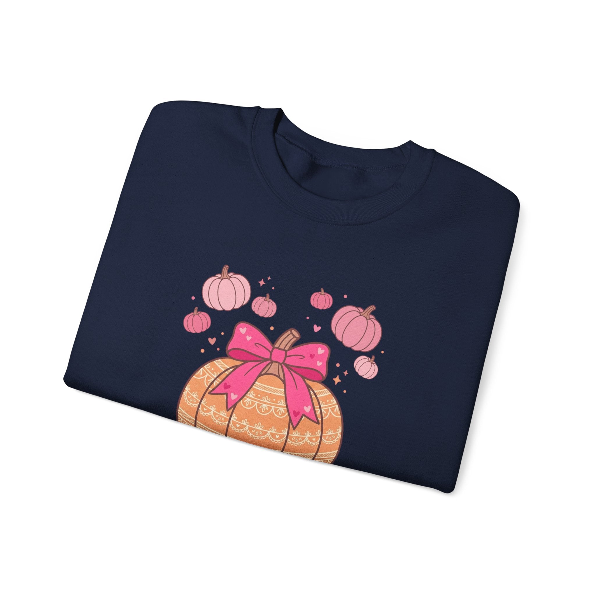 Cute Pink Pumpkin Sweatshirt