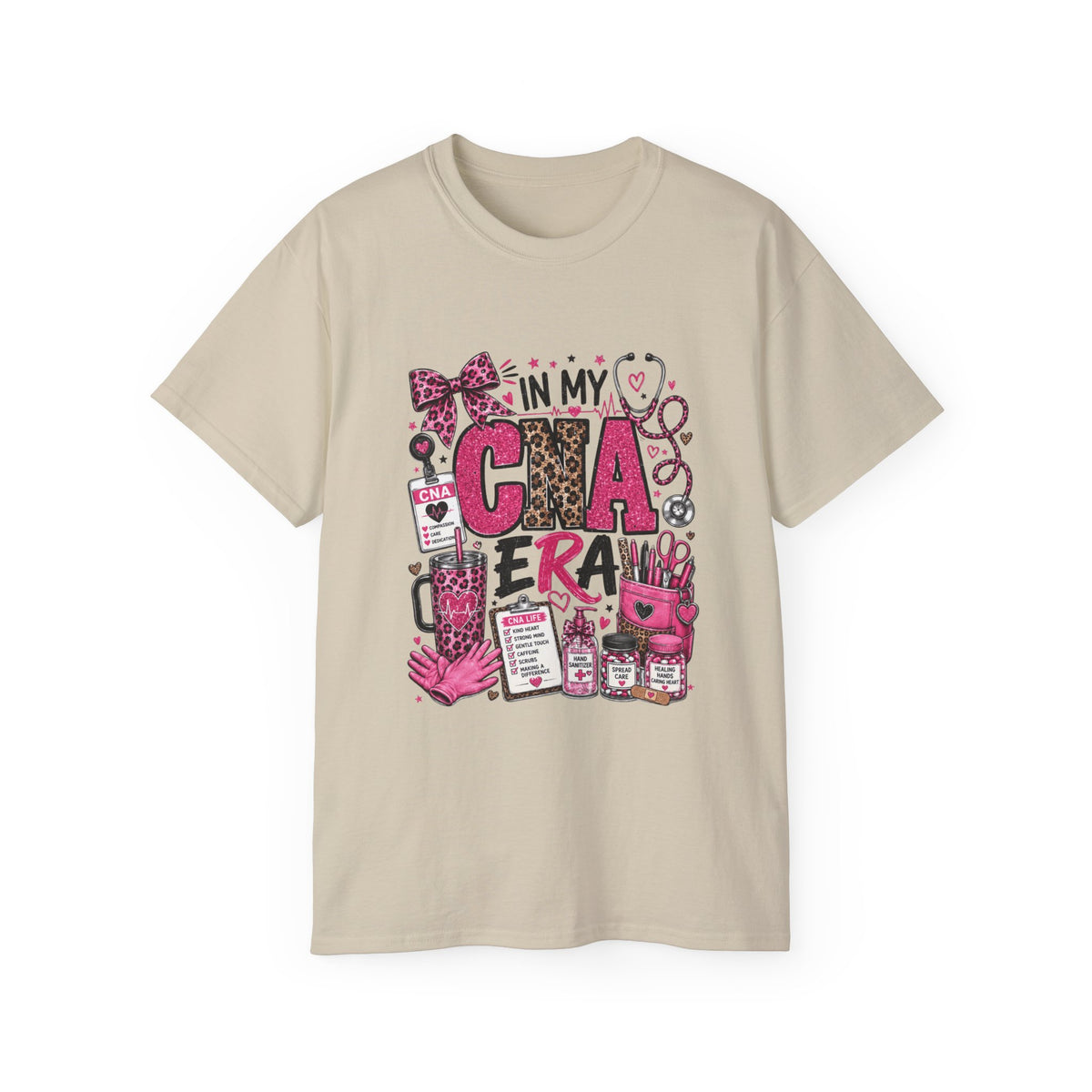 CNA Life T-Shirt — "In My CNA Era" Nursing Assistant Gift Tee