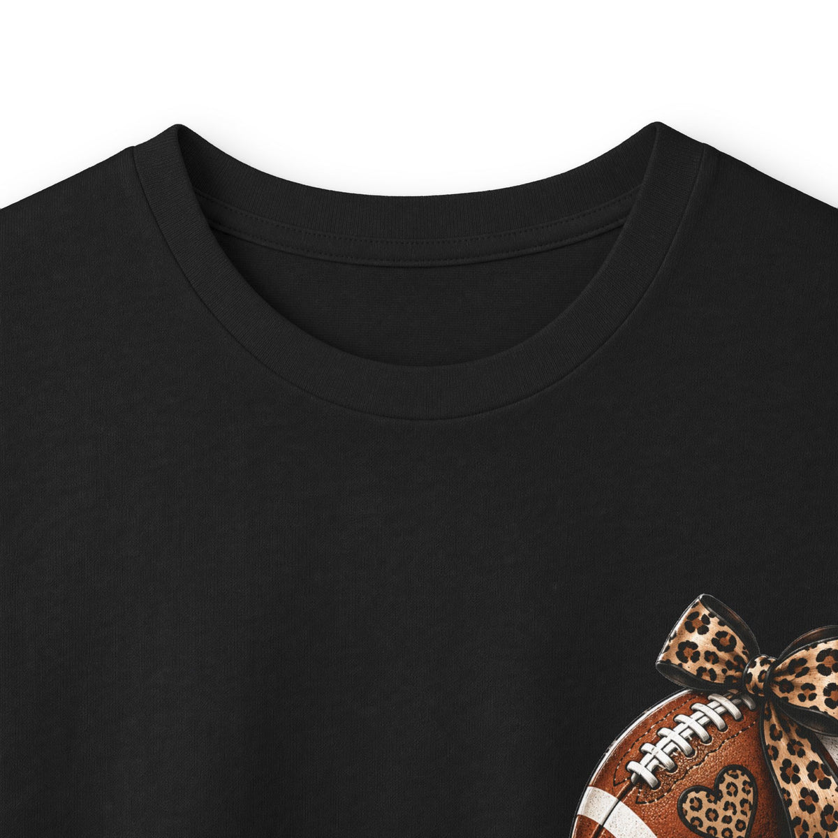 Football Mama Long Sleeve Tee — "Somebody's Loud Mouth Football Mama" White Shirt