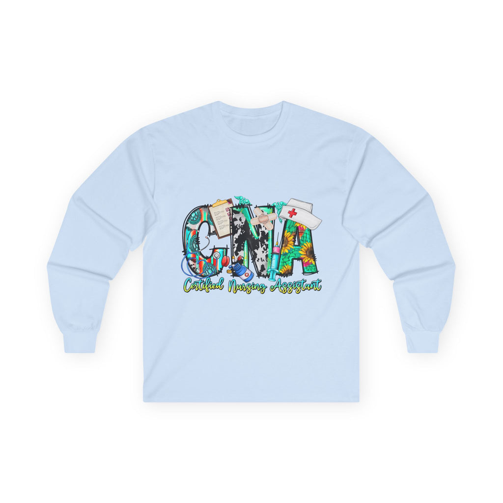 Long Sleeve Tee — CMA Casual Marine Corps Graphic "CMMA"