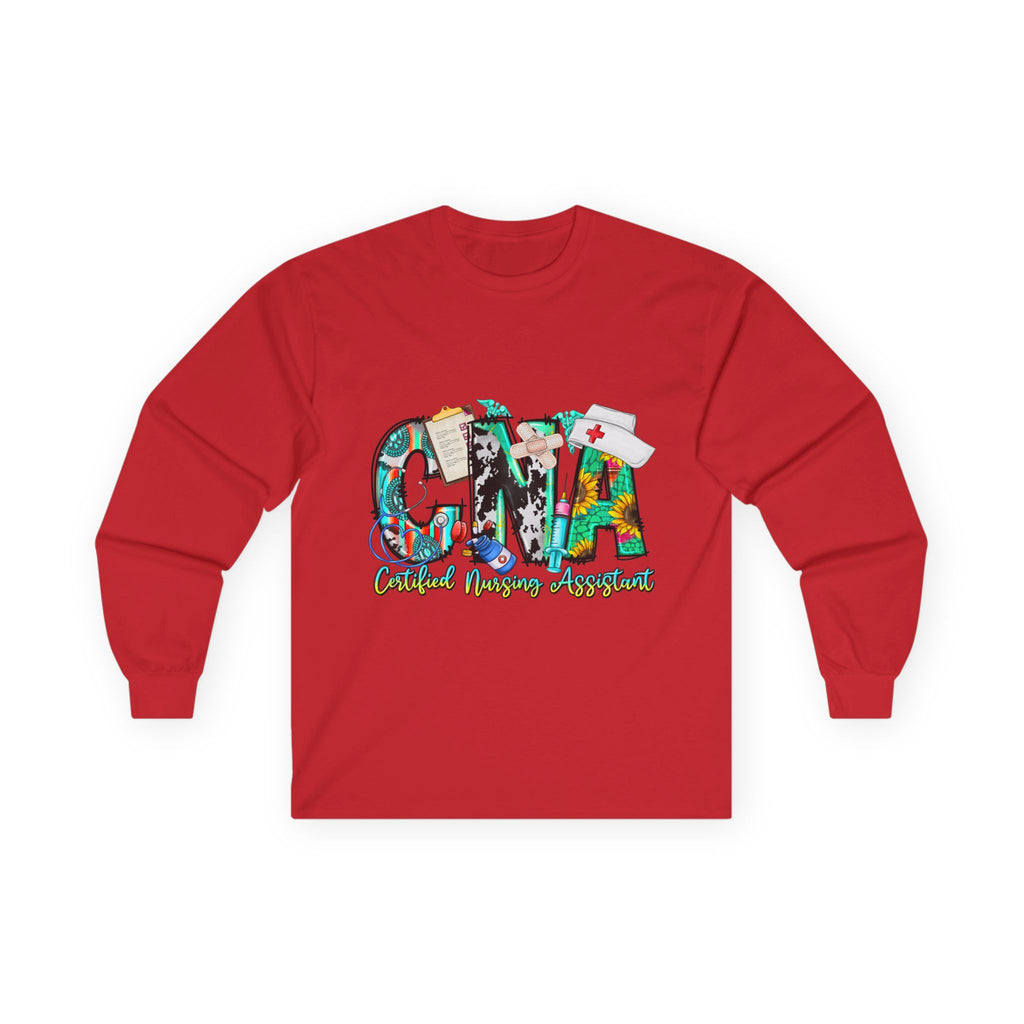 Long Sleeve Tee — CMA Casual Marine Corps Graphic "CMMA"