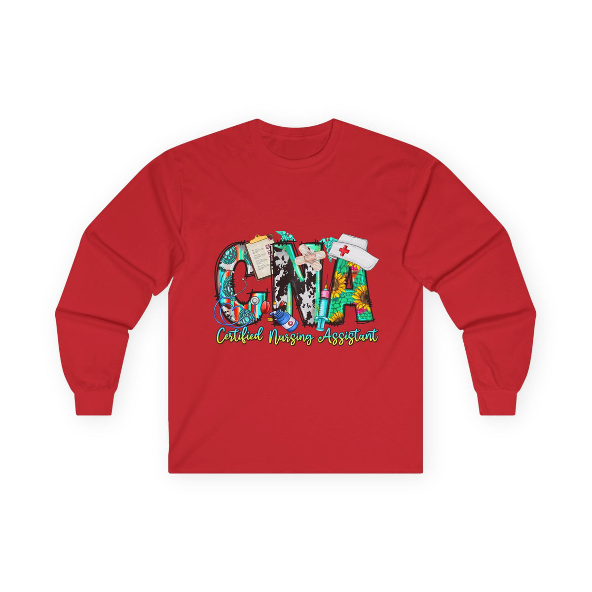 Long Sleeve Tee — CMA Casual Marine Corps Graphic "CMMA"